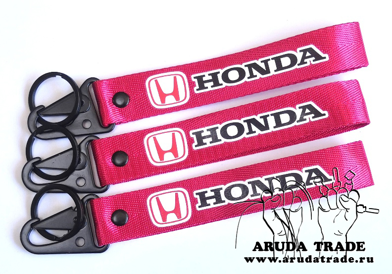 Брелок карабин Honda (красный)
