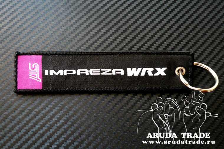 Брелок Subaru Impreza (вышивка)