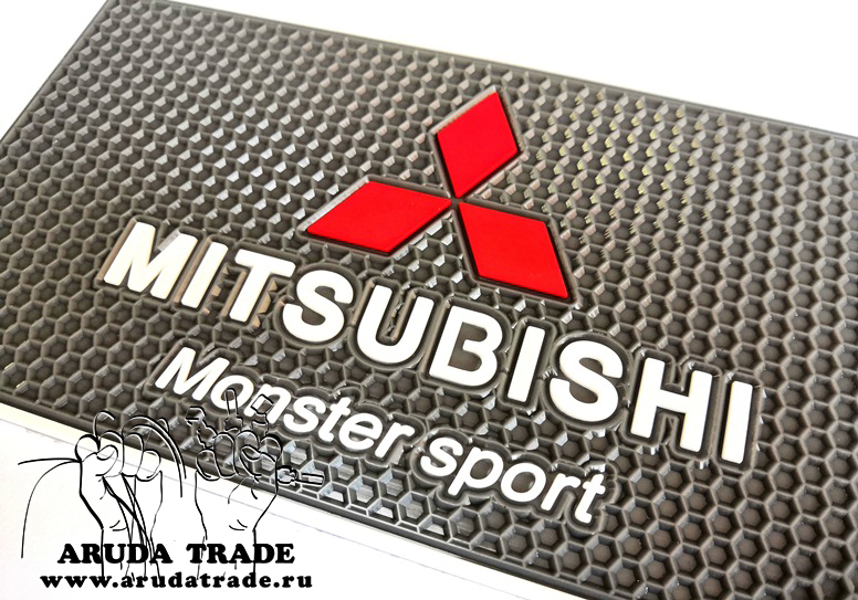 Коврик Mitsubishi большой (серый)