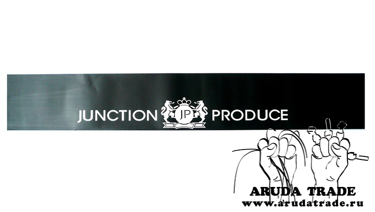 Наклейка на стекло Junction Produce (черная основа)