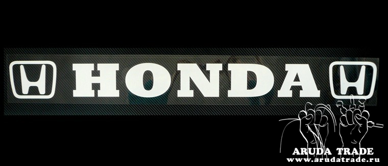 Оракал на стекло Honda белый (91х8см)