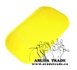 Желтый противоскользящий Нано-коврик на панель авто (размер 8х14см)