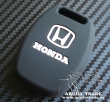 Силиконовый чехол на смарт ключ HONDA 3 кнопки (черный)
