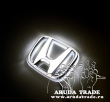 Белая светодиодная накладка под значок/логотип HONDA (Хонда), размер 93 x75 мм,