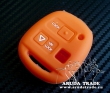 Силиконовый чехол на чип ключ LEXUS / TOYOTA (оранжевый)
