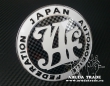 Эмблема на решетку JAF Japan Automobile Federation (Черно-серая)
