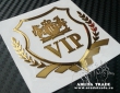 Металлизированный логотип Junction Produce (JP) VIP (золото)