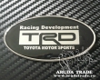 Круглый шильд Racing Development TRD (черный)