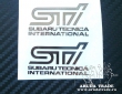 металлизированная наклейка STI (2шт) Хром  SUBARU