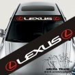 Наклейка на стекло Lexus (черная основа)