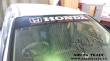 Оракал на стекло Honda Mugen Power, бело-красный (91х12см)