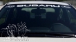 Оракал на стекло Subaru белый (94х8,5см)