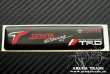 Шильдик TRD Toyota Racing (черный)