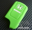Силиконовый чехол на смарт ключ HONDA 3 кнопки, вырез (Зеленый)