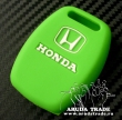 Силиконовый чехол на смарт ключ HONDA 3 кнопки (Зеленый)
