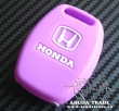 Силиконовый чехол на смарт ключ HONDA 3 кнопки (Фиолетовый)
