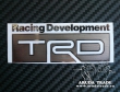 Металлизированная наклейка TRD Racing Development (Хром)