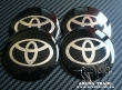 Заглушки, накладки на литье Toyota (черные)